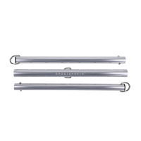 Sportsheets Expandable Spreader Bar & Cuffs Set - Bar Collapsed