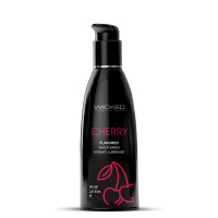 Wicked Aqua Flavored Lubricant - Cherry 2 oz.
