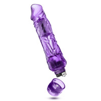 Purple Blush Novelties Wild Ride Realistic Vibrator - Batteries
