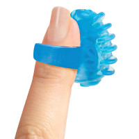 Blue Screaming O FingO Tips Micro Fingertip Vibe - Finger