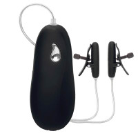 Black Nipple Play Vibrating Heated Nipple Teasers