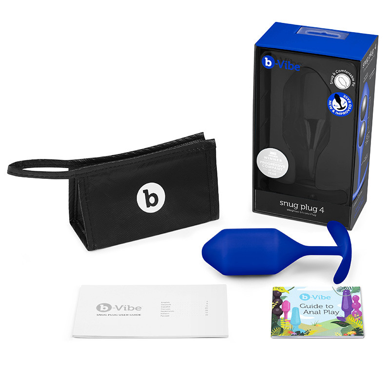 b-Vibe Snug Plug 4 Ultra-Comfortable Weighted Butt Plug | Cirilla's