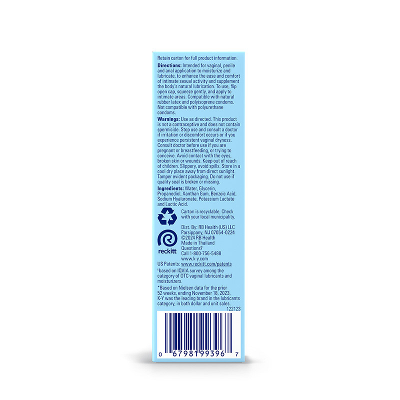 K-Y Natural Feeling Moisturizing Lubricant