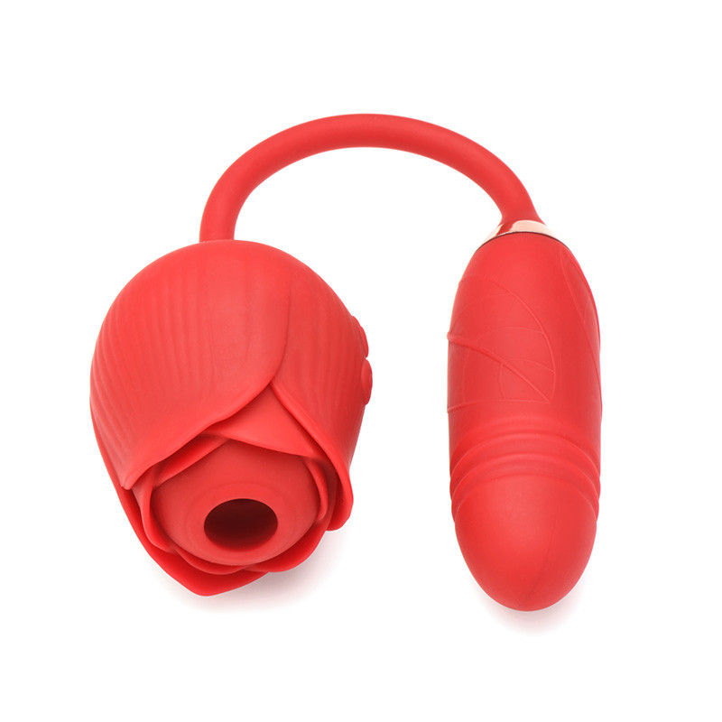 rose toy with thrust Sex Toy Massager Licklip Rose Dildo Thrust Vibrator... From Offswhite886,  $37.24