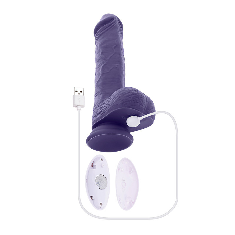 large thrusting dildo Sammie Realistic Thrusting Dildo main image 0