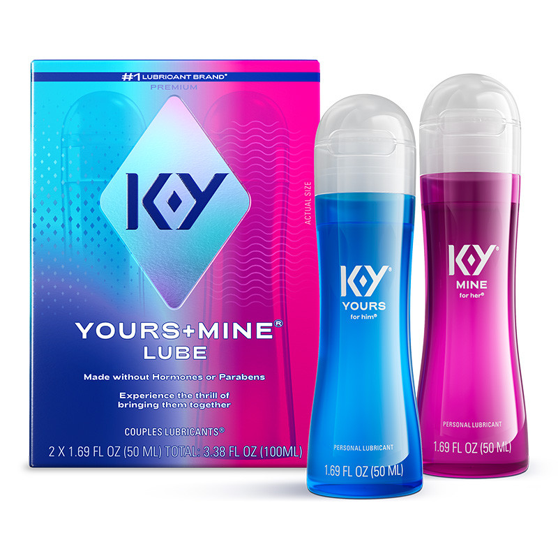 K-Y Yours + Mine Couples Lubricants | Cirilla's