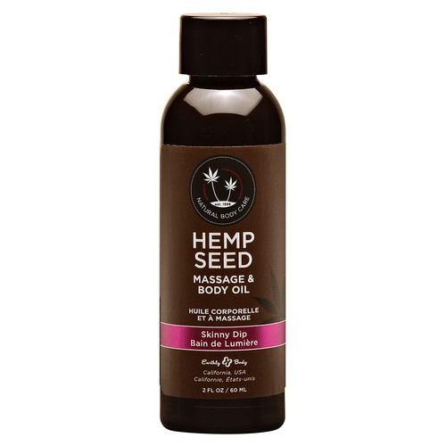 Skinny Dip Hemp Seed Massage & Body Oil 2 oz.