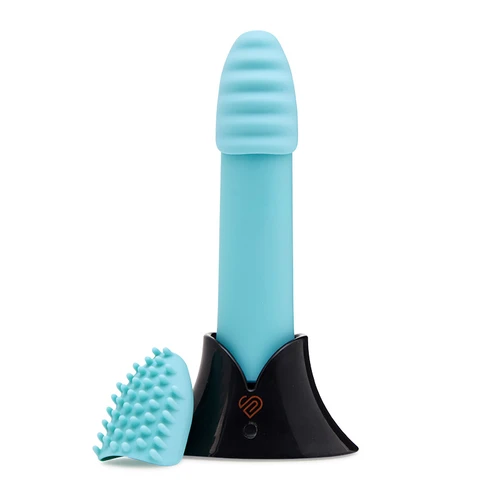 Blue NU Sensuelle Point Plus Rechargeable Bullet