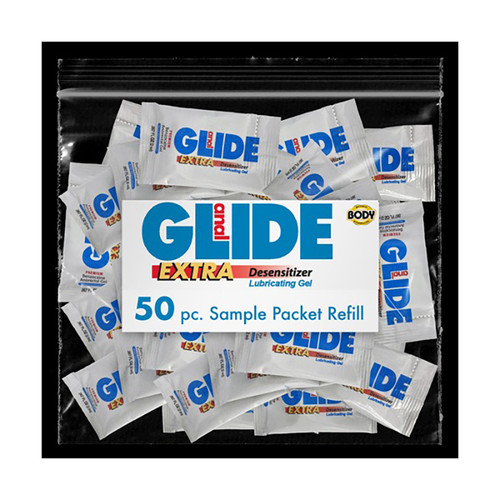 Body Action Anal Glide Extra Desensitizer Lubricating Gel Sample