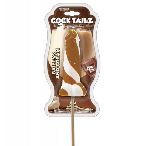 Hott Products Cocktailz Baileys & Cream Pecker Pop - Packaging Front