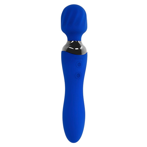 Blue Belle Double-Ended Wand Vibrator