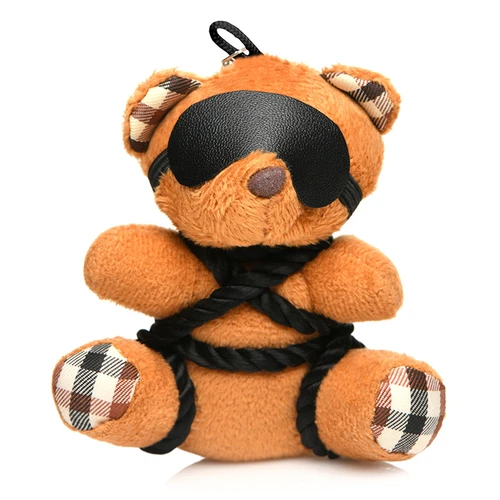 Master Series Shibari Rope Teddy Bear Keychain