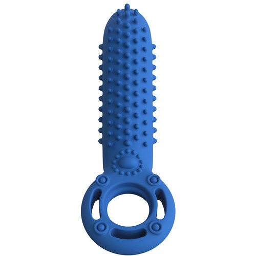 Blue Screaming O Rechargeable OYeah Vertical Vibrating Ring