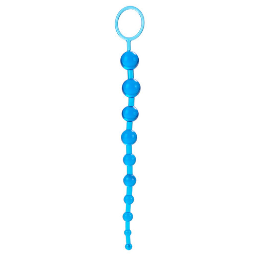 Blue CalExotics X-10 Jelly Anal Beads