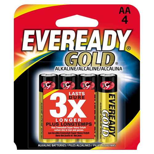 Eveready Gold Batteries AA 4-pack