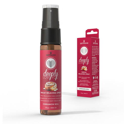 Sensuva Deeply Love You Throat Relaxing Spray - Cinnamon Roll