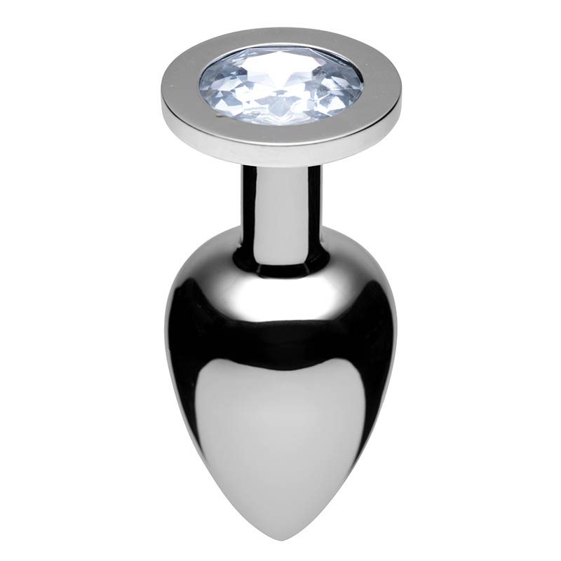 Jewel Accented Steel Butt Plug
