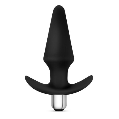 Luxe Discover Vibrating Silicone Anal Plug