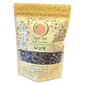Premium Black Tea Blend Lime, Lemon & Lemon Verbena, Liya Tea