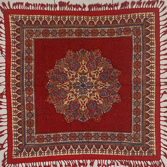 رومیزی قلمکار80-طرح فرش قرمز