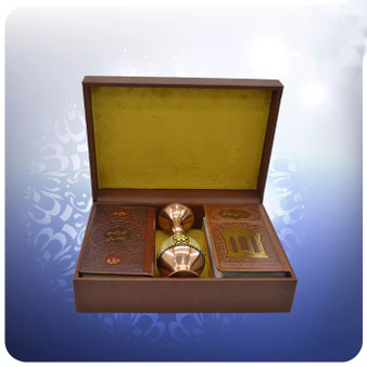 حافظ و خيام و باباطاهر پالتويی چرم با گلدان فیروزه 16