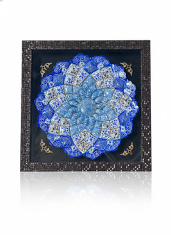 تابلو بشقاب مینا کاری ۳۰سانتی کد 3002