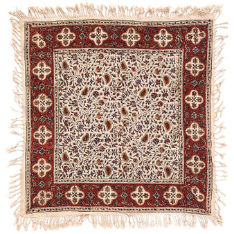 0004روميزي قلمكار عطريان 60 در 60 سانت طرح درهم ريز کد