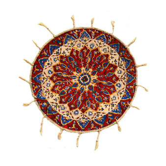 روميزي قلمكار عطريان طرح خورشيد سایز 30*30 کد 0012