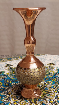 گلدان گیلاسی خاتم، ارتفاع 20 سانتیمتر