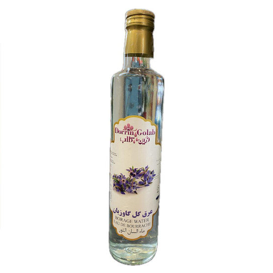 عرق گل‌گاوزبان دورین گلاب (۵۰۰ میلی‌لیتر)