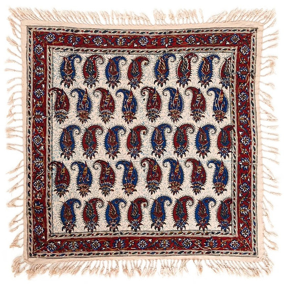 0003روميزي قلمكار عطريان طرح بته 50 در 50 سانت مدل