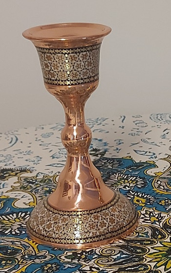 شمعدان خاتم، ارتفاع 15 سانتیمتر