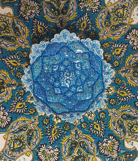 بشقاب مینا-ترنج لایه‌لایه- قطر 16 سانتیمتر