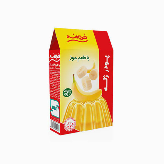 Halal Jelly Powder Banana 100g - Farmand