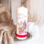 Handmade yalda night candle with farsi calligraphy