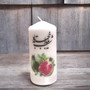 Handmade Yalda Night Candle Set |Watemelon & Pomegranate Design & Farsi Calligraphy