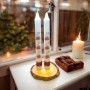 Handmade Yalda Night Candle Set With yalda Poem  & Farsi Calligraph