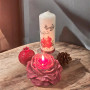 Handmade Yalda Night Candle Set With yalda Poem  & Farsi Calligraph