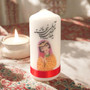 Yalda Night handmade Candle Set ,Persian Girl & Pomegranate Design