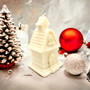 Handmade Gingerbread House Candle – Decorative Cottage Design with Natural Wax & Scent