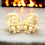 Handmade Santa Claus Candle – Cozy Christmas Design with Natural Wax & Scent