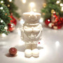 Handmade Nutcracker Candle – Festive Holiday Soldier Design with Natural Wax & Scent