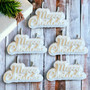 Handmade “Merry Christmas” Candle – Festive Holiday Text Design with Natural Wax & Scent