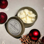 Handmade 6oz Christmas Eve Candle – Natural Soy Wax with Festive Holiday Designs