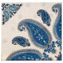 رومیزی قلمكار عطريان طرح بته جقه سایز 80*80 كد0010
