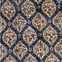 روميزي قلمكار عطريان طرح حصيري گرد 60 سانتی کد 0022