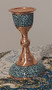 شمعدان فیروزه کوبی، ارتفاع 15 سانتیمتر