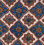 روميزي قلمكار ممتاز عطريان طرح خشتي سایز 80*80 كد 0035
