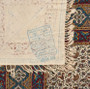 رومیزی قلمکار ممتاز اصفهان اثر عطريان طرح شیپوری  سایز ۱۰۰*۱۰۰ سانتی متر  کد 0052