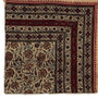 سفره قلمکار ممتاز اصفهان اثر استاد عطریان  صد پر قاجار سایز ۱۰۰*۱۰۰ سانتی متر  کد 0063